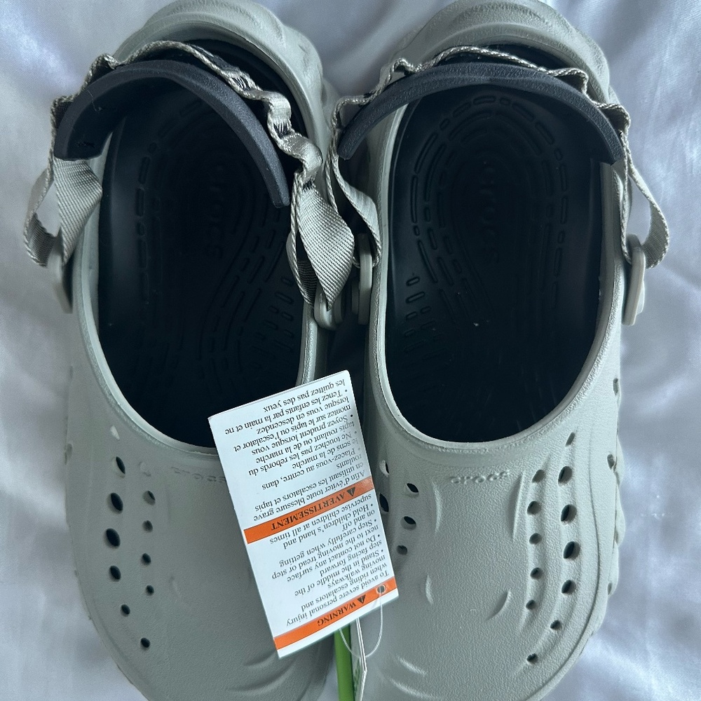 CROCS in size 10, Gray in color